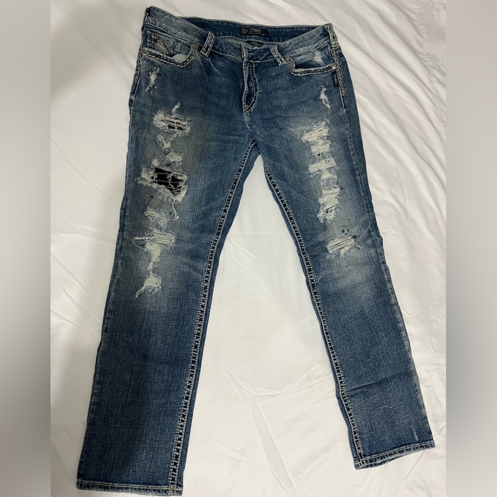 Silver Jeans Suki Slim Flap Pocket Women's Size W36/L31